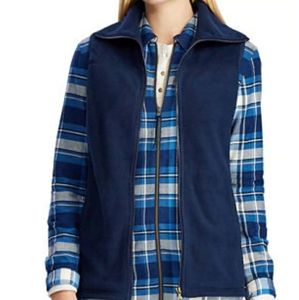 Women's Quilt Fleece Vest. NWT